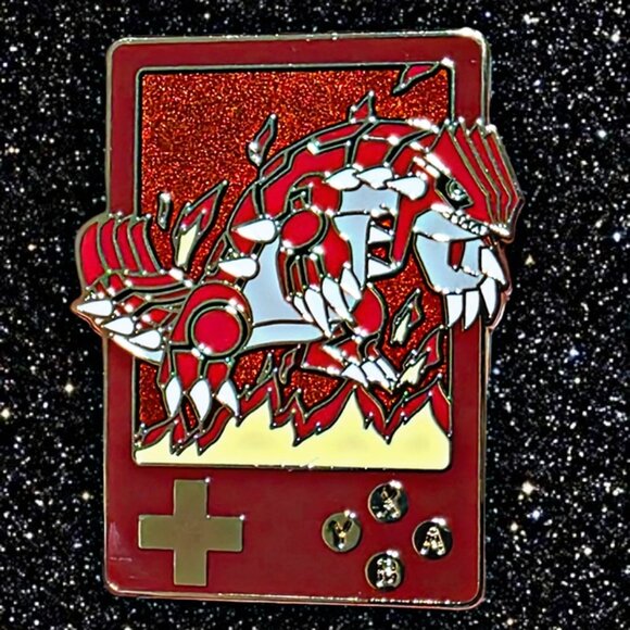 Pokémon Gameboy Legendary Enamel Pin Set Mewtwo Arceus Jirachi Rayquaza Kyogre - Picture 7 of 12